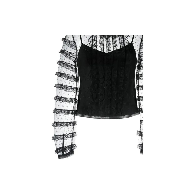 RED VALENTINO FW22 Shirt Women's Black-4