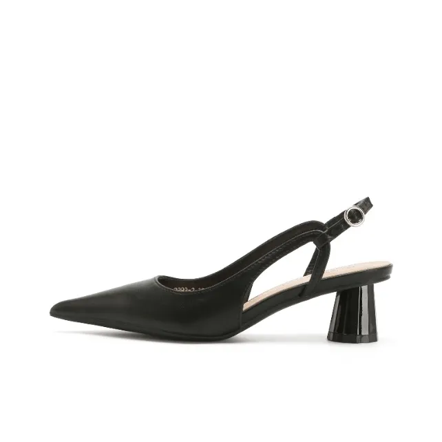 HKCP Chunky Heel High Heels 5cm Women's-12