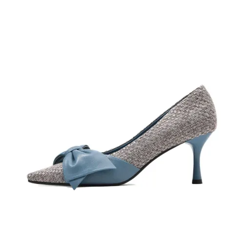 CAMEIDO High Heels Women's Light Haze Blue