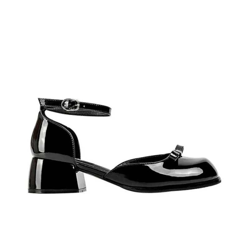 Wonderful Couple Chunky Heel High Heels 4.5cm Women's-5