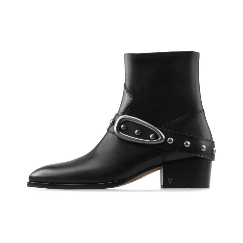 Naked Wolfe The Hollywood Ankle Boots Men's Black-0