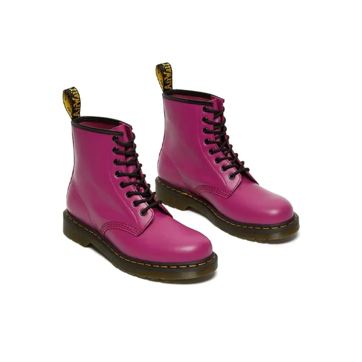 Dr.Martens 1460 Smooth Leather Lace Up Boots 'Pink'-3