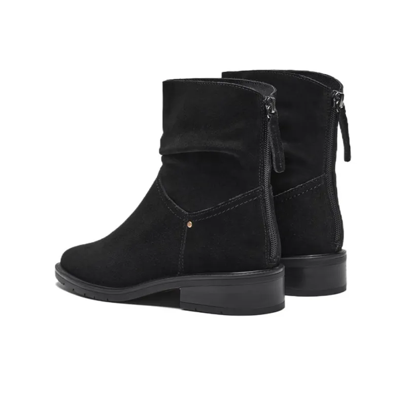 BATA Ankle Boots Women's Black/Apricot/Brown-2