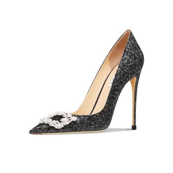 Suyymakk Slim Heel High Heels Women's Black