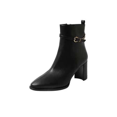 Qiandongmeili Ankle Arancione 8cm Women's
