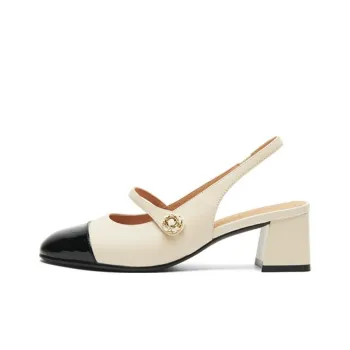PT'SON Chunky Heel High Heels 5cm Women's