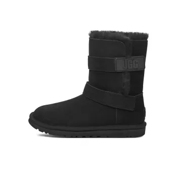UGG Bailey Graphic Logo Strap Boot 'Black' Women's