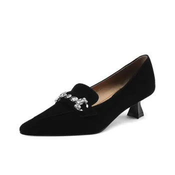 MARINO FABIANI Chunky Heel High Heels 4cm Women's Black