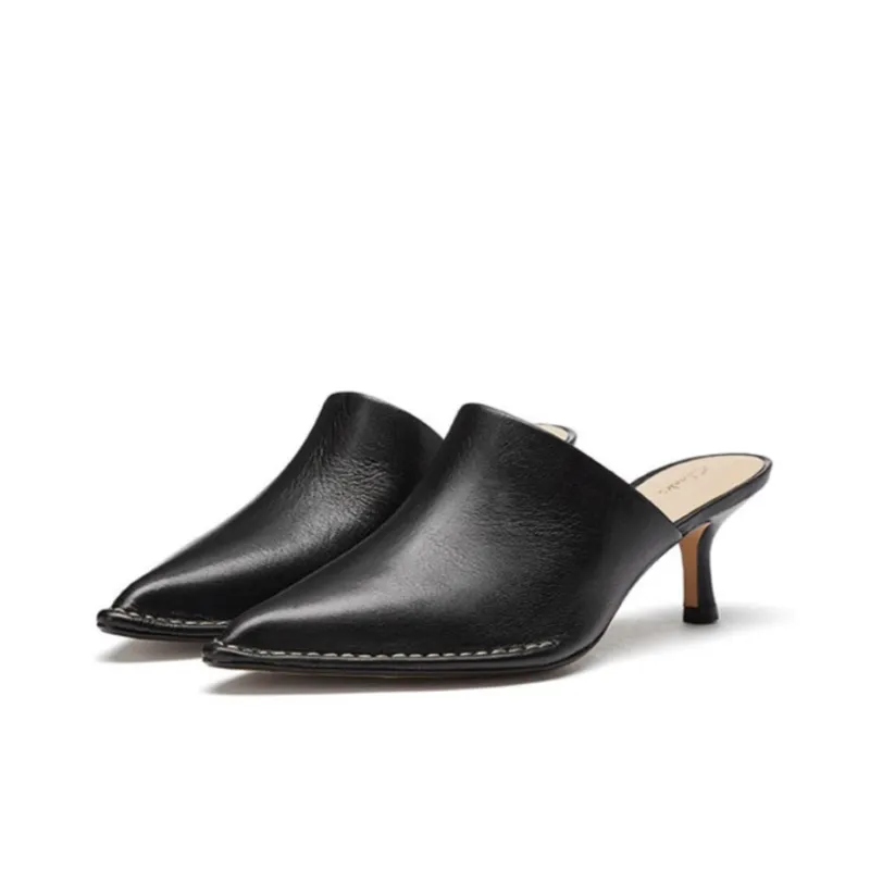 Clarks Slim Heel High Heels 5.5cm Women's Black-2