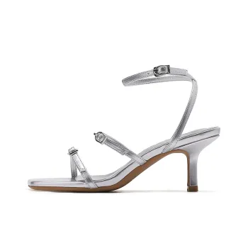 Zubumei Slim Heel High Heels 5cm Women's Black