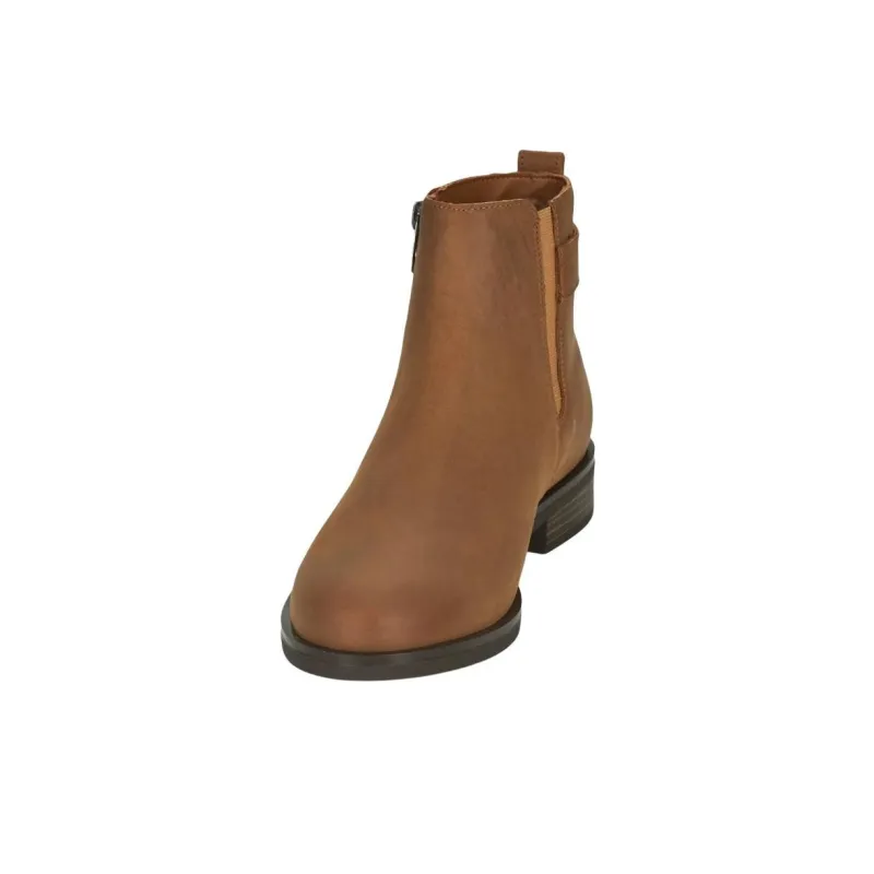 Clarks Memi Lo Ankle Boots 3cm Women's Brown-2