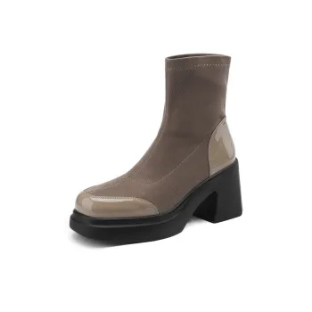 JOSINY Ankle Boots 8.5cm Women's Brown