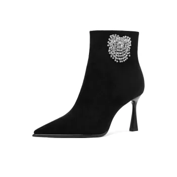 CAMEIDO Ankle Boots 8.5cm Women's Black