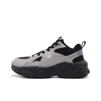 361° Warm Rebound Lightweight Low Top Casual Shoes Women's Gray Black