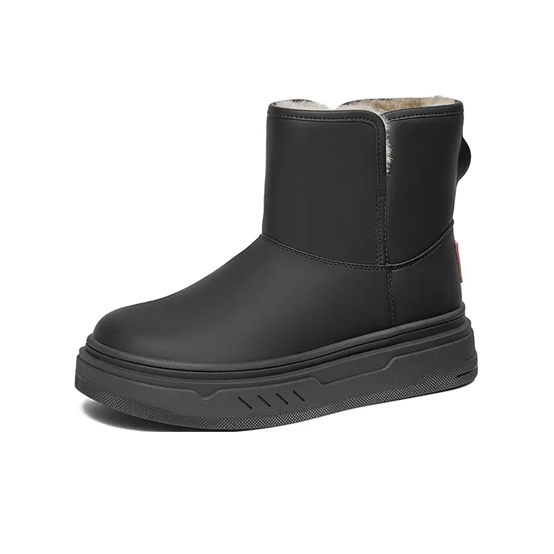 JOSINY Warm Height Increasing Slip-Resistant Short Mid-Calf Snow Boots Women's-1