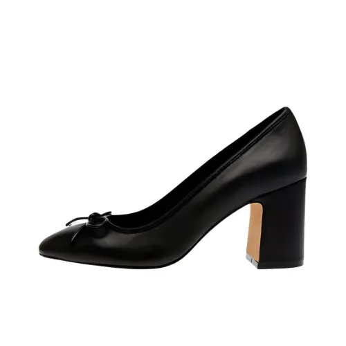 STEVE MADDEN Chunky Heel High Heels 7.5cm Women's Black
