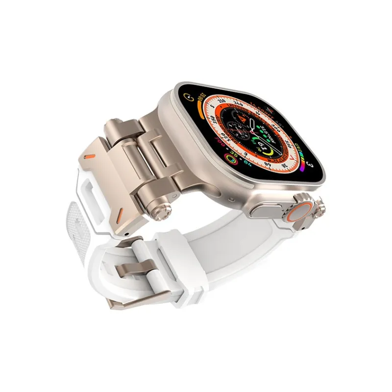 ZHENGGUANG Watch Band Apple Compatibility 41mm Silicone Material-19