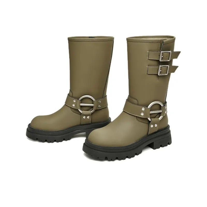 TATA Ankle Boots Women's Green/Black-3