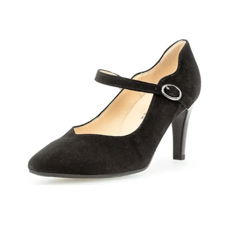 Gabor Slim Heel High Heels 7cm Women's Black-0
