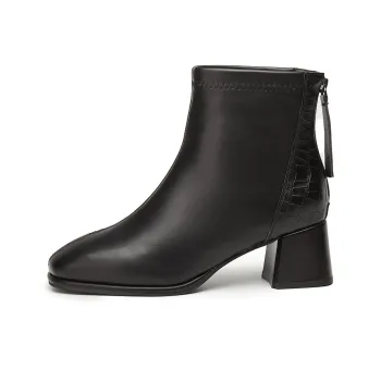 DAPHNE Ankle Boots Women's Black/Beige
