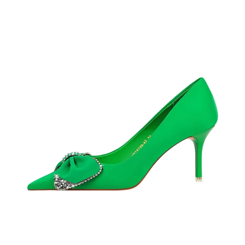 QITUMAUL Slim Heel High Heels Women's-6