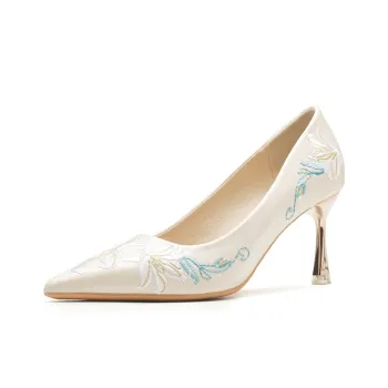 YAFEI XUANYU Slim Heel High Heels 7.5cm Women's