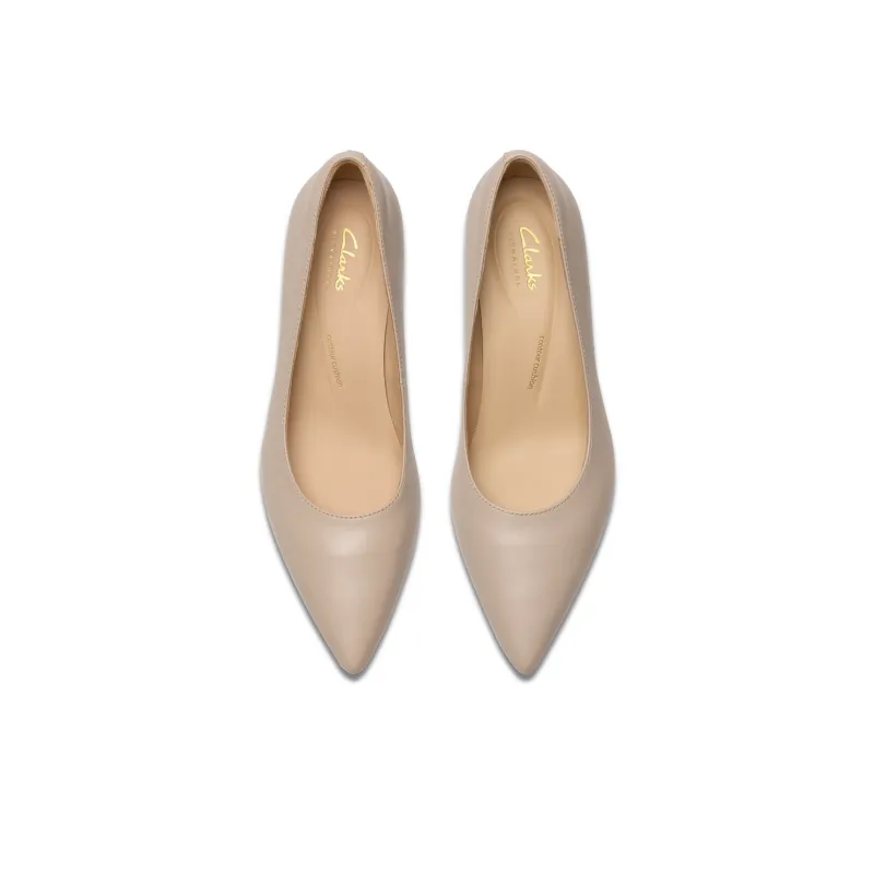 Clarks Slim Heel High Heels Women's Light Brown-2