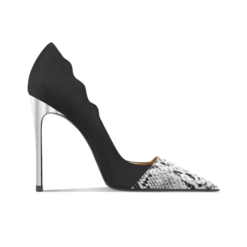 Suyymakk Slim Heel High Heels Women's Black-1