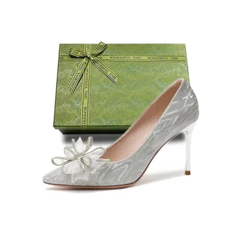 Dunnu Slim Heel High Heels 6cm Women's