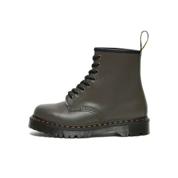 Dr.Martens 1460 Bex Smooth Leather Platform Boots 'Khaki Grey' Women's
