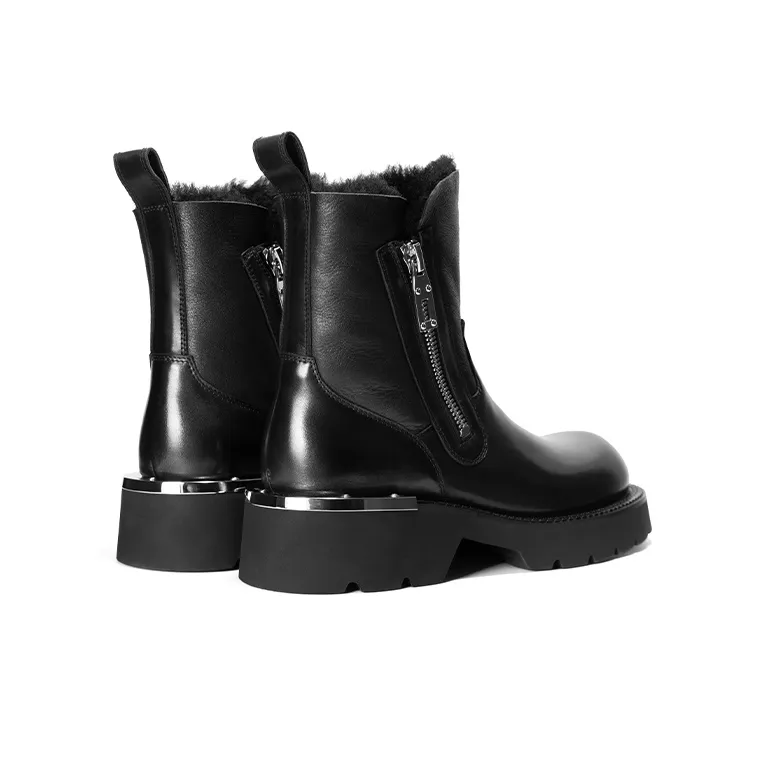 Viplander Ankle Boots Platform Men's Black-3