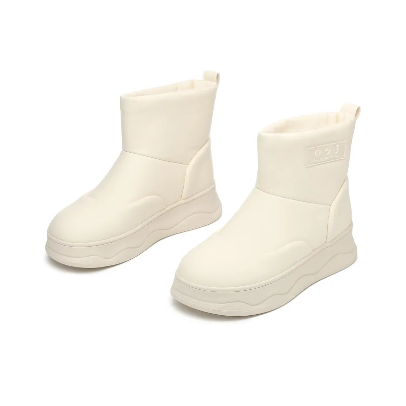 JOSINY Snow Boots Women's White/Black-6