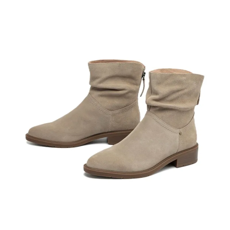 BATA Ankle Boots Women's Black/Apricot/Brown-9