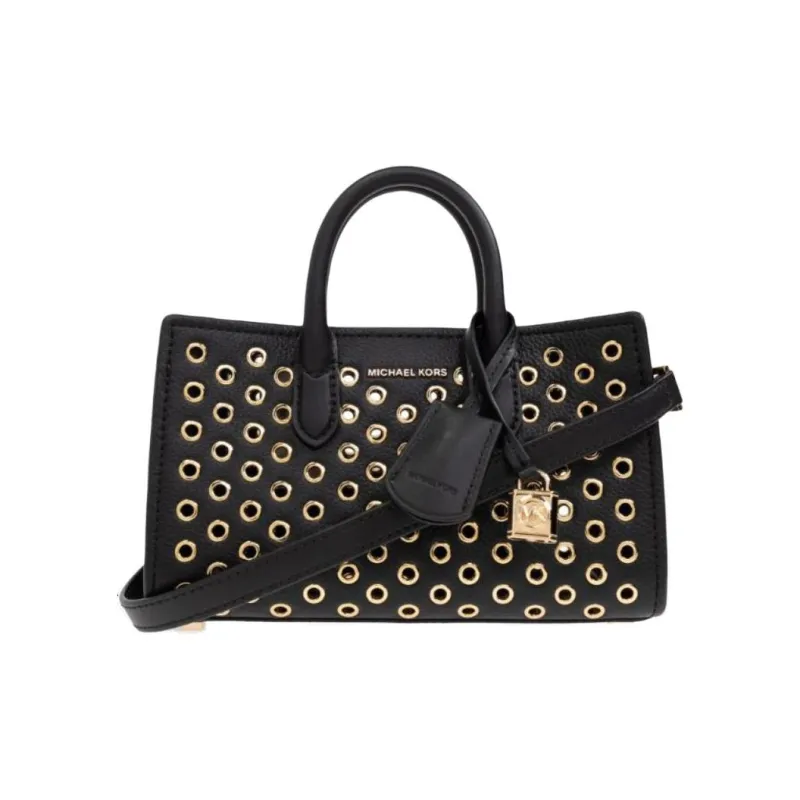 MICHAEL KORS Calfskin Handbag Women's Black-0