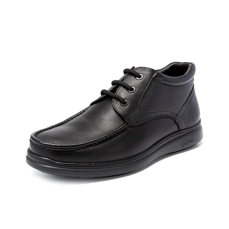 Satchi Ankle Boots 4cm Men's Black-1