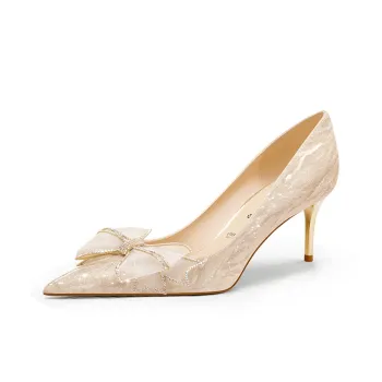 PJJUU High Heels Women's Gold/Silver