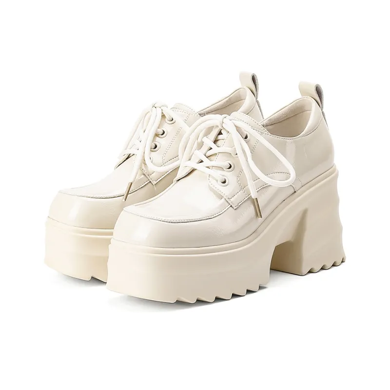 VEDULLAR Chunky Heel High Heels 9.5cm Women's-1