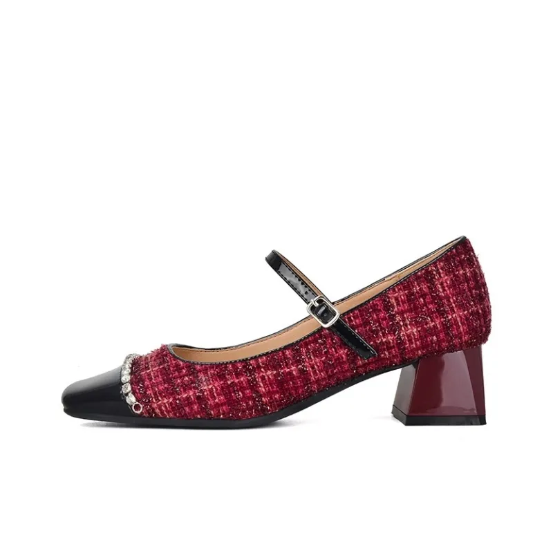 Beijiani Chunky Heel High Heels Women's-7