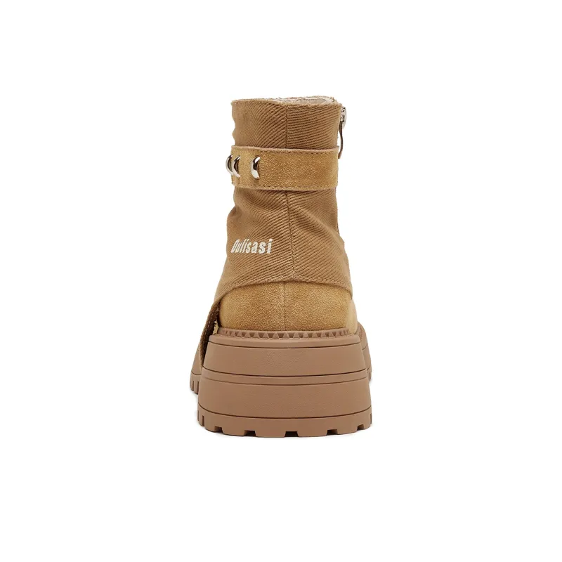 OULISASI Ankle Boots Women's-8