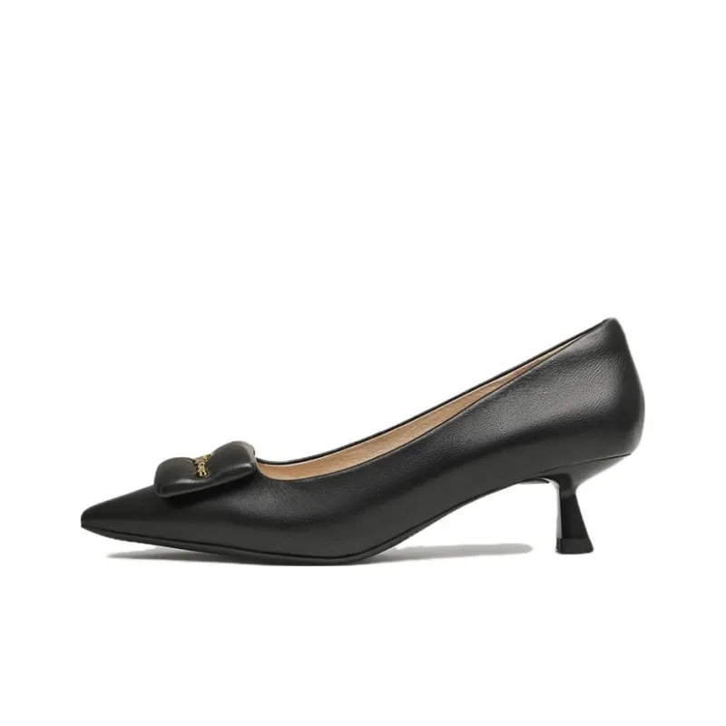 TATA High Heels Women's Solid Color-4