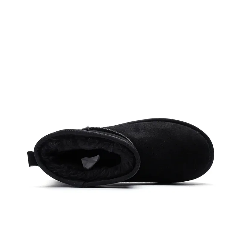PAUL FRANK Short Snow Boots Unisex Black-2