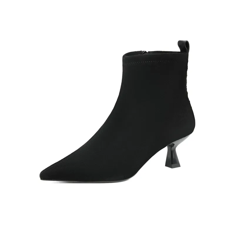 ELLE Ankle Boots Women's Black-0