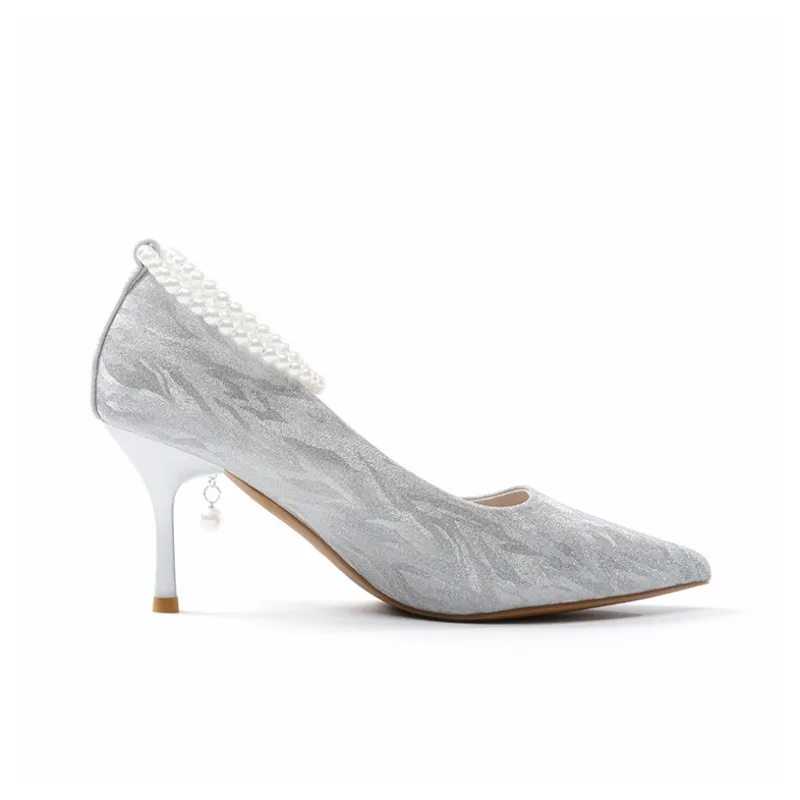 ZHR Meteor Shower Series Slim Heel High Heels 7.5cm Women's-1