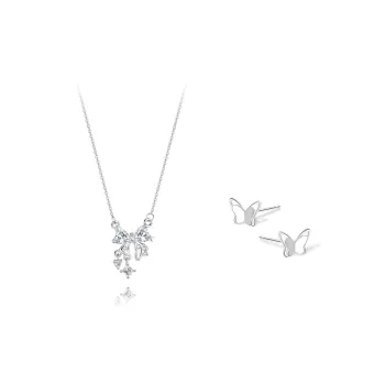 KUMET Sterling Silver Necklaces Women's Couple Birthday Gift For Anniversary