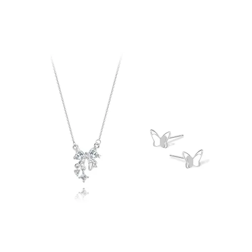 KUMET Sterling Silver Necklaces Women's Couple Birthday Gift For Anniversary