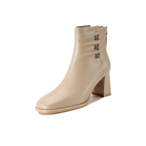 【dme】 Ankle Boots Women's Beige