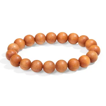 PUTUOSHANWENCHUANG Barbie Sandalwood Bracelets Unisex