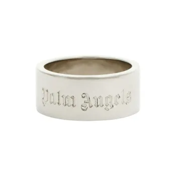 PALM ANGELS Logo Engraved Ring