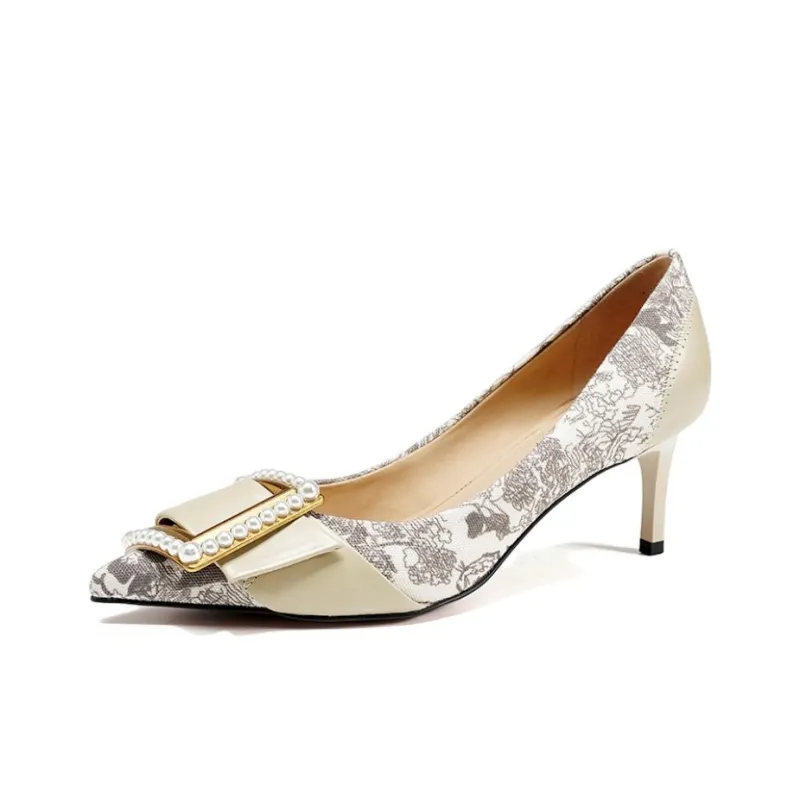 LESELE Slim Heel High Heels 5.5cm Women's-2