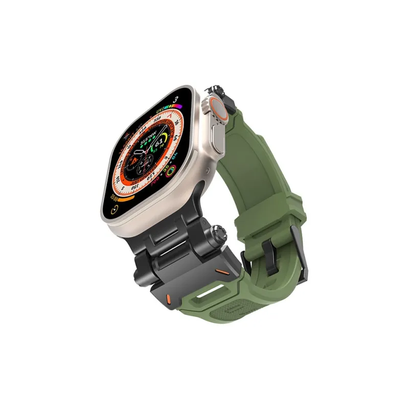 ZHENGGUANG Watch Band Apple Compatibility 41mm Silicone Material-45